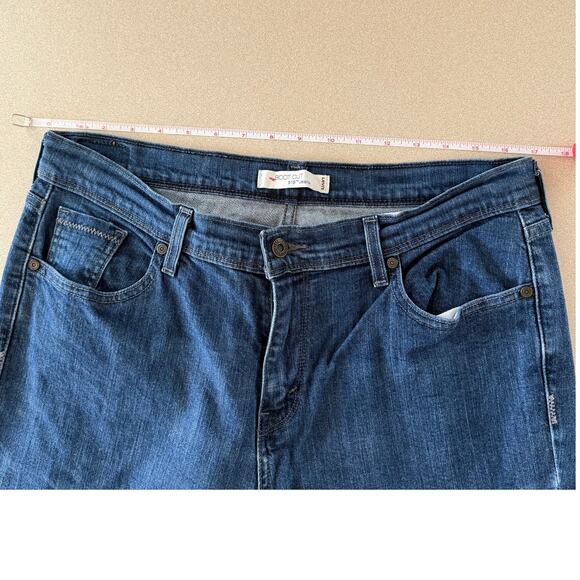 Levi's 515 Med Wash Bootcut Jeans SZ 14M Cowgirl Rodeo Flap Pocket Stretch - Picture 7 of 9